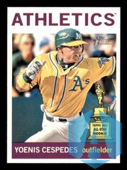 2013 Topps Heritage In Action Variation #459 Yoenis Cespedes